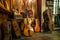 MILAN, ITALY - JUNE 9, 2016: antique violins at the Science and