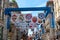 Milan, Italy - May 25, 2016: UEFA Champions League 2016 Real Madrid-Atletico Madrid play in the final. The streets are decorated