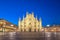 Milan Italy at Milano Duomo Cathedral