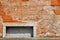 milan in italy old church concrete wall brick the abstrac