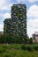 Milan, Lombardy, Italy - MAY, 5, 2024: the Bosco Verticale skyscrapers