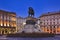 Milan Mounted Statue sunrise
