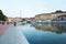 Milan new Darsena, redeveloped docks with people
