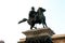 Milan Statue of Garibaldi in milan italy