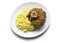 Milanese risotto with saffron and braised veal