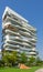 Milano, Italy. City life. Hadid Residences. Luxurious apartments. Modern architecture