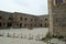 Milazzo Castle the prison inside the walls. Milazzo Sicily, Italy