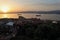 Milazzo - Scorcio panoramico all`alba del porto