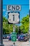 Mile Zero in Key West, Florida, USA