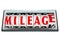 Mileage Word Odomoter Dial Bar Tracks Fuel Use