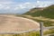 Miles of sandy beaches in the Gower peninsula