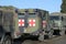 Military ambulance truck