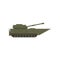 Military armored tank, army vehicle, heavy, special transport vector Illustration on a white background