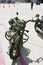 Military bike in olive drab paintwork