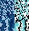 Military Blue Geometric Pixel Camouflage Textures