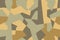 Military camo seamless pattern. Geometric camouflage backdrop in sand and desert brown color.