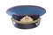 Military cap of the Soviet army officer, isolated over white