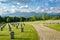 Military cemetery from WWII close the small village of Vazec