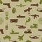 Military colors icons theme seamless pattern eps10