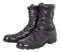 Military Combat Tactical Black Army Boots Isolated