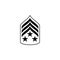 military epaulettes icon. Element of military for mobile concept and web apps. Detailed military epaulettes icon can be used for