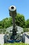 Military equipment. The old cannon. Monument