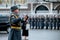 The Military Exemplary Band of the Honor Guard at the solemn event at the Tomb of Unknown soldier