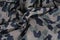 Military fabric closeup pattern texture as background. Macro photo.