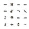 Military - Flat Vector Icons