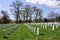 Military Graves at Arlington National Cemetery. Washington, DC, USA. April 17, 2015.