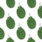 Military green grenade. Seamless pattern background