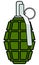 Military grenade icon