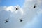 Military helicopters - formation