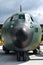 Military Hercules airplane on the runway