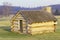 Military housing for soldiers lead by George Washington during the American Revolution at Valley Forge, PA