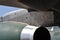 Military jet exhaust. Aircraft exhaust and nozzle detail. External view detailed