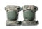 Military knee pads on background