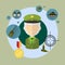 Military Man Commander Icon