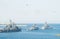 Military marine sea fleet of Russia