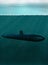 Military Nuclear Submarine Ship, Underwater