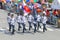 Military parade grey jackets Panama