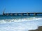 Military pier in the black sea in Abkhazia.