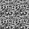 Military pixel camo seamless pattern. Gray winter camouflage.