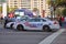 Military Police Car patrols in Washington DC, USA