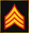 Military Ranks and Insignia. Stripes and Chevrons of Army