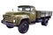 Military russian truck Zil-130 isolated