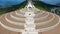 Military shrine -Bassano del Grappa from above