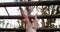 Military soldiers climbing monkey bars 4k