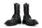 Military style black boots