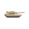 Military tank, army machine, heavy, special transport vector Illustration on a white background